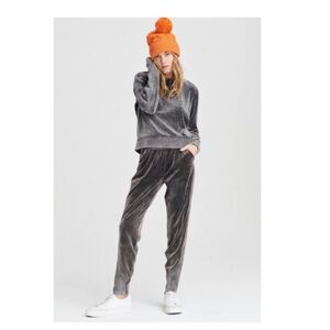 Rag & Bone Washed Velour Sweatshirt.